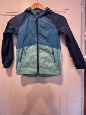 L.L. Bean Kids' Colorblock Jacket - Navy & Light Blue